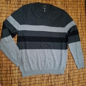 Nordstrom Men's Shop merino wool v-neck sweater XL